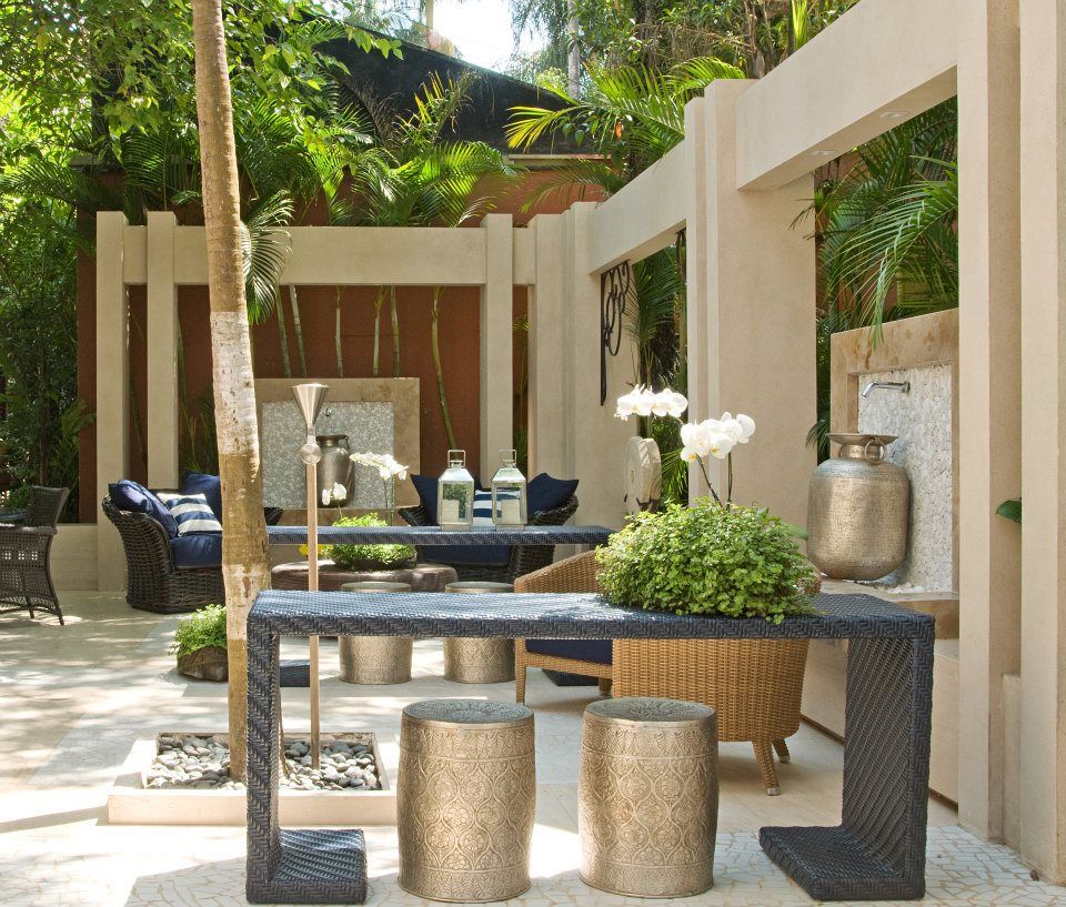 Varanda / Patio , Interart Design de Interiores Interart Design de Interiores بلكونة أو شرفة حجر جيري