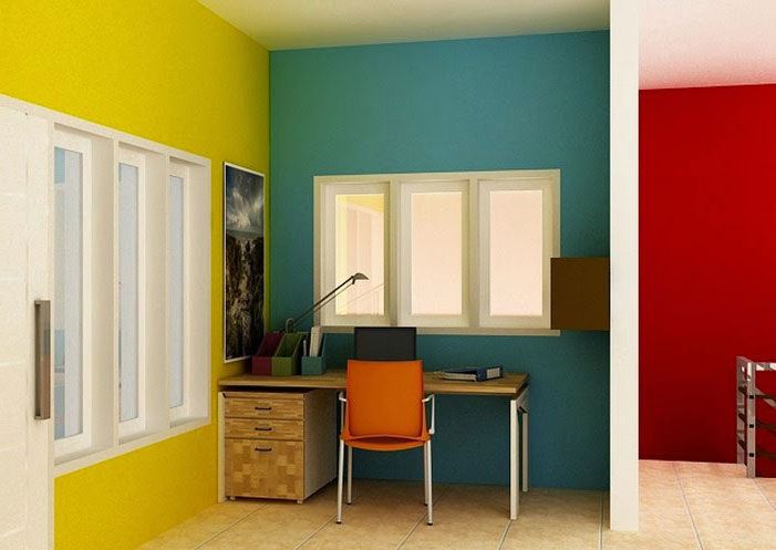 Pilih Warna yang Berbeda di Beberapa Ruangan homify.co.id Dinding & Lantai Minimalis