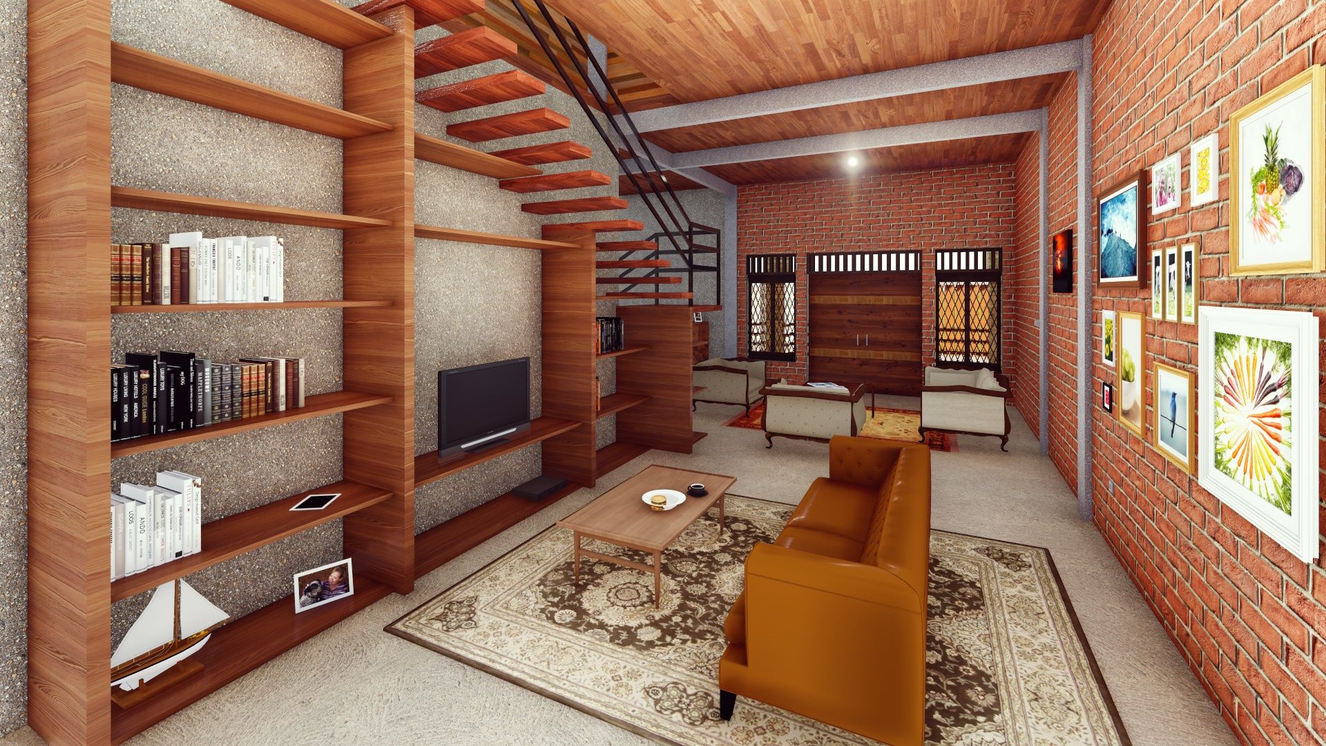 RH House, Pr+ Architect Pr+ Architect Living room