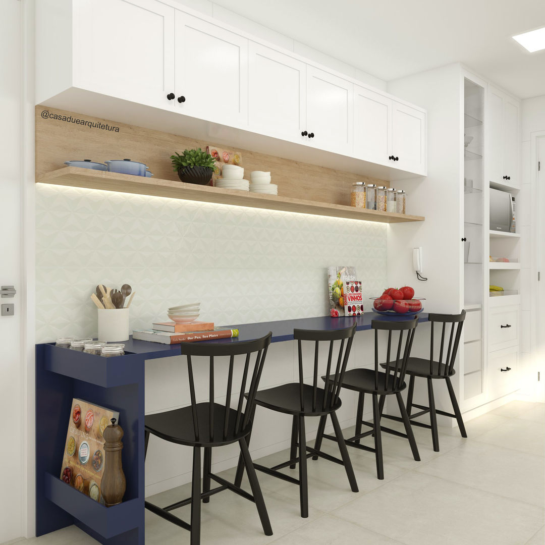 COZINHA , CASA DUE ARQUITETURA CASA DUE ARQUITETURA ห้องครัวขนาดเล็ก