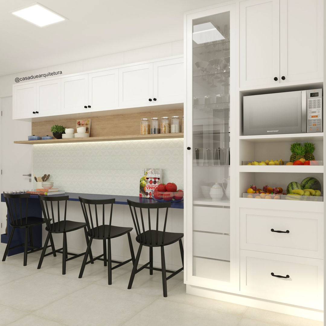 COZINHA , CASA DUE ARQUITETURA CASA DUE ARQUITETURA ห้องครัวขนาดเล็ก