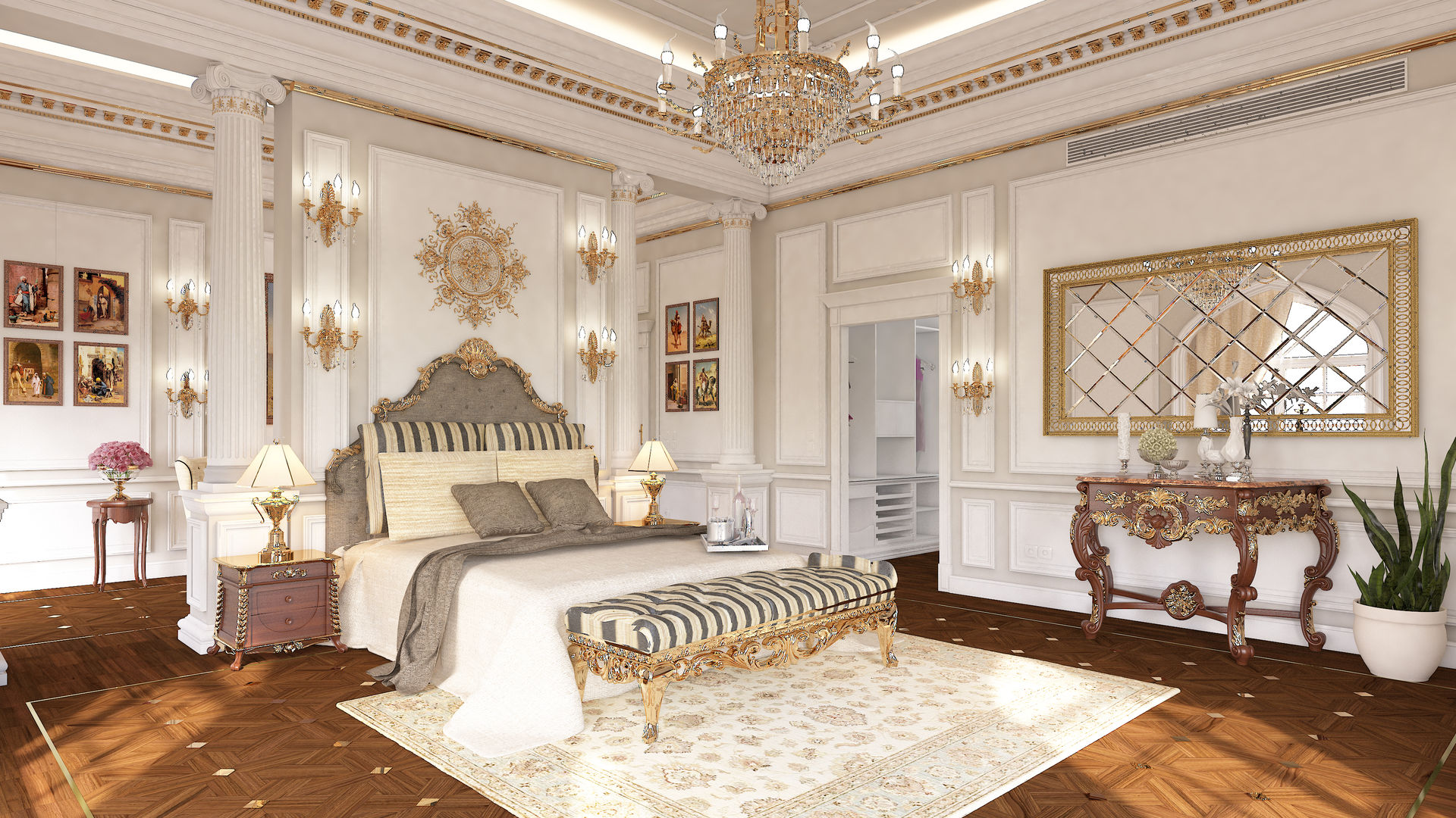 Emirates Project, Rêny Rêny Phòng ngủ phong cách kinh điển