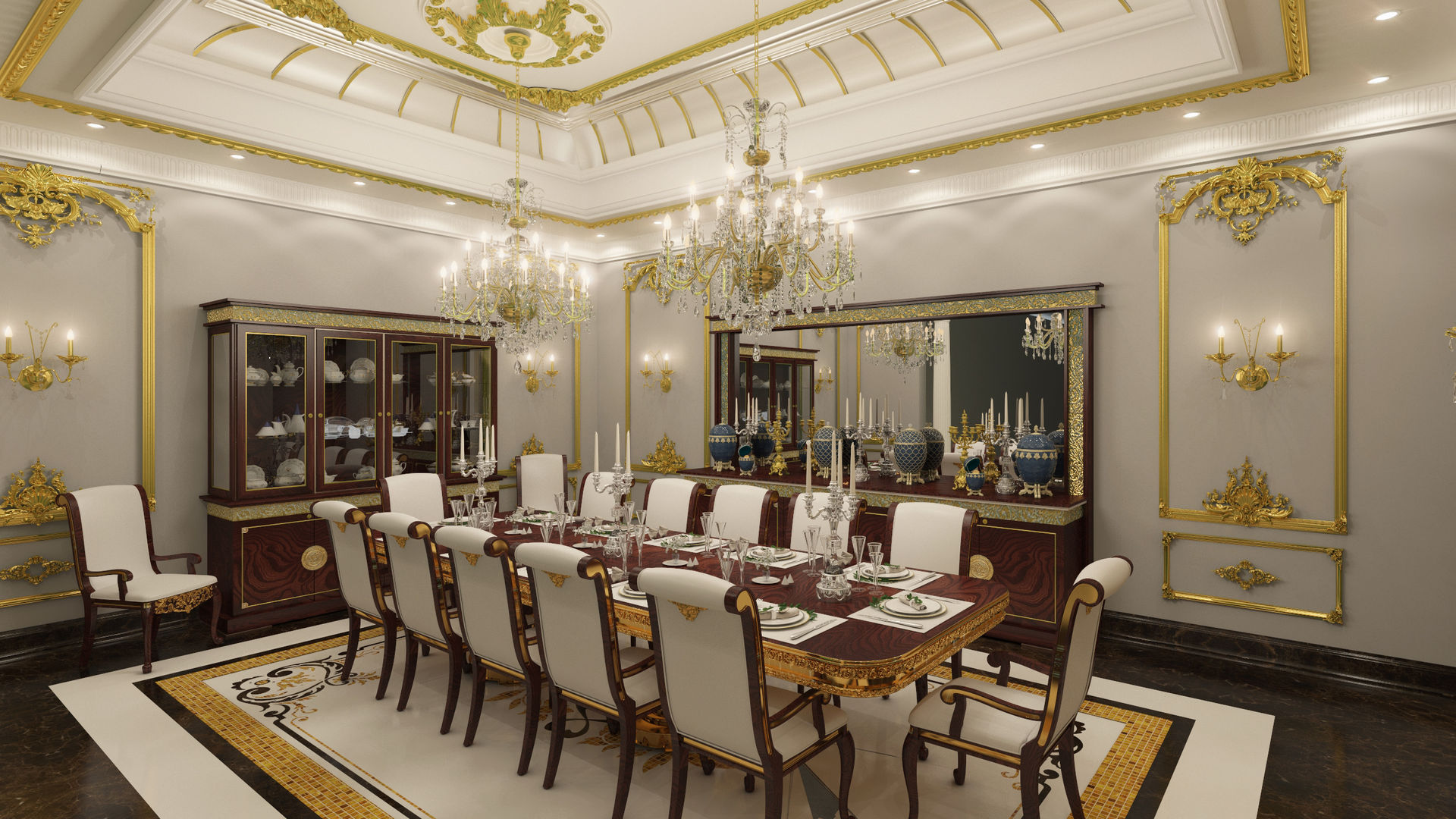 Emirates Project, Rêny Rêny Classic style dining room