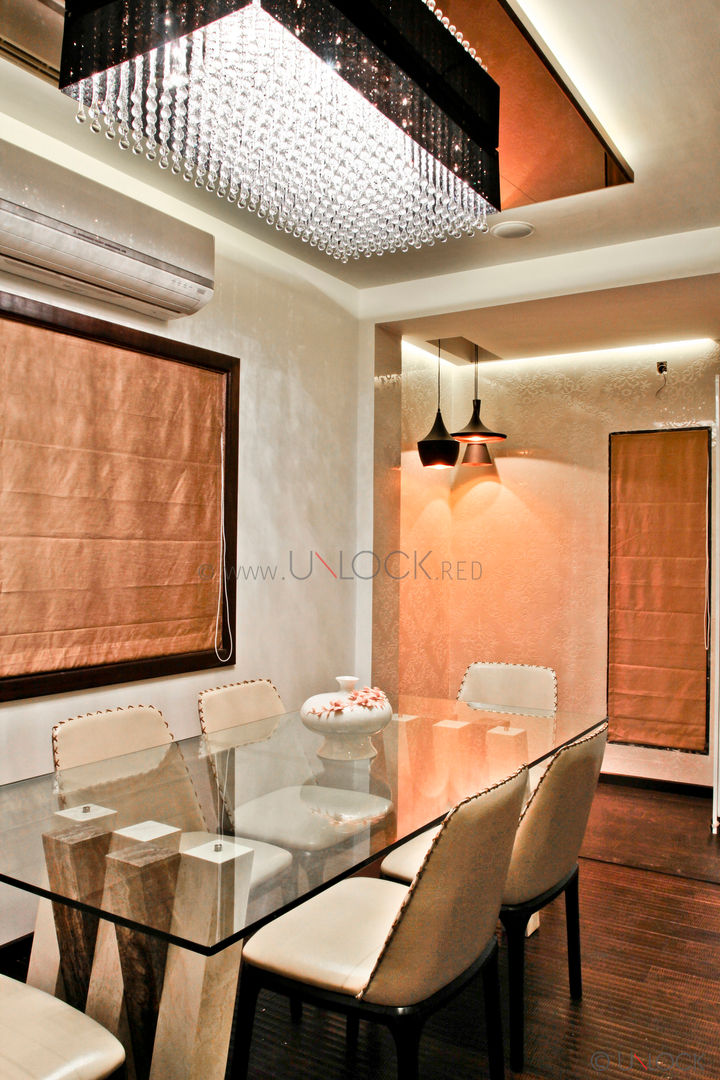 Dining in style ! UNLOCK ©™ Dining room سنگ مرمر