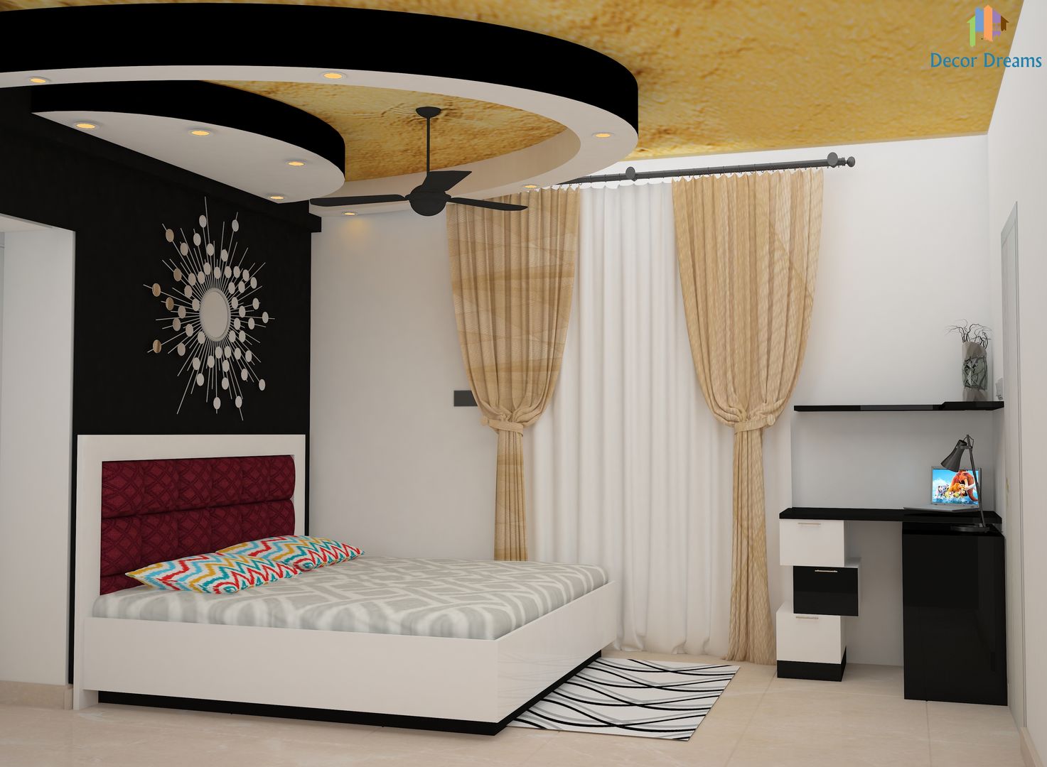 DLF Woodland Heights, 3 BHK - Mrs. Darakshan, DECOR DREAMS DECOR DREAMS Bedroom