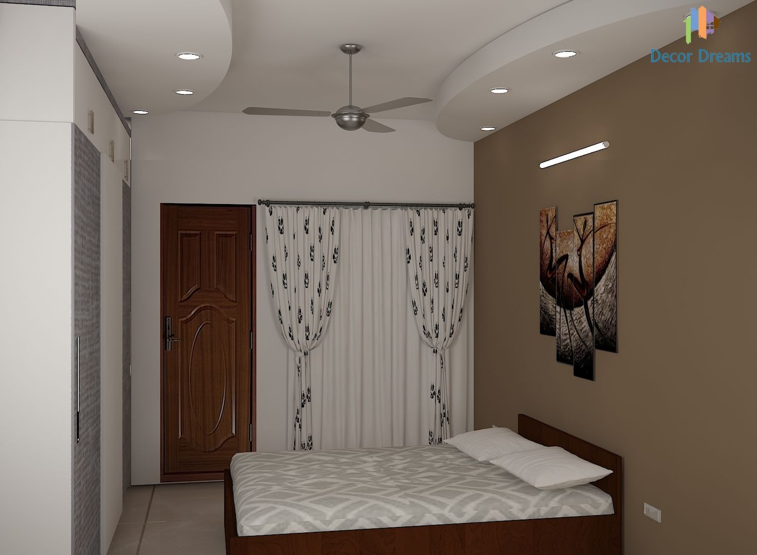 Ahad Euphoria, 2 BHK - Mr. Krishna, DECOR DREAMS DECOR DREAMS Dormitorios de estilo moderno