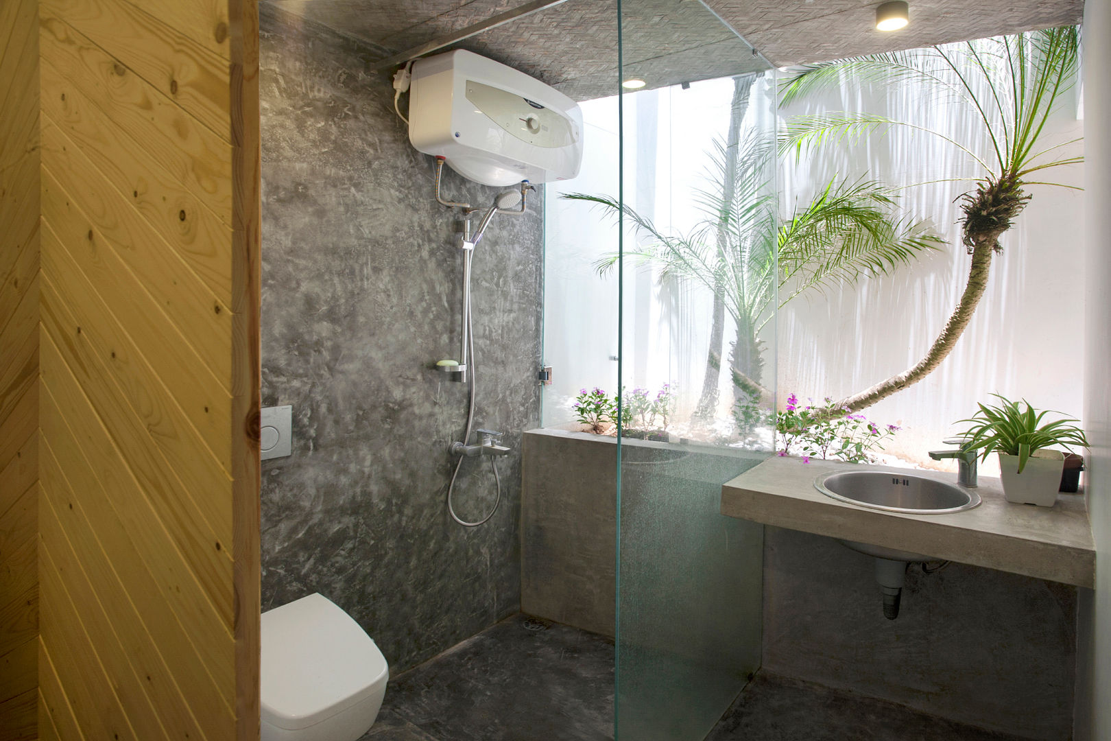 Maison T, NGHIA-ARCHITECT NGHIA-ARCHITECT Modern bathroom