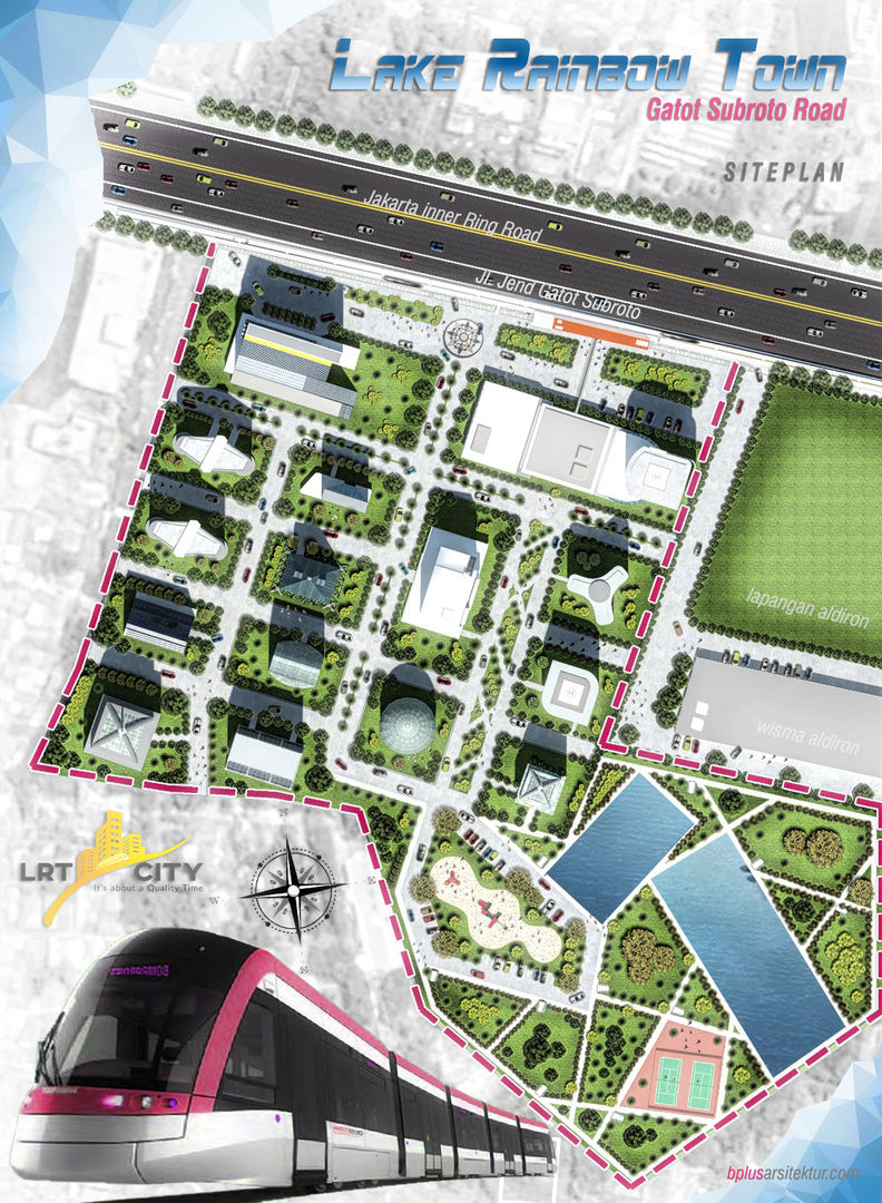 Siteplan Masterplan, bplusarsitektur bplusarsitektur