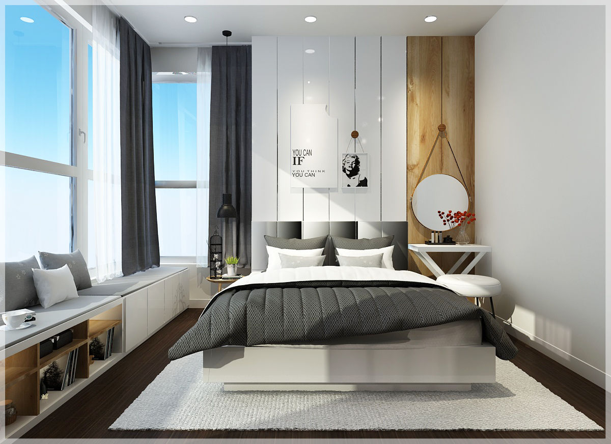 Bedroom Công ty TNHH TMDV Decor KT Phòng ngủ phong cách châu Á