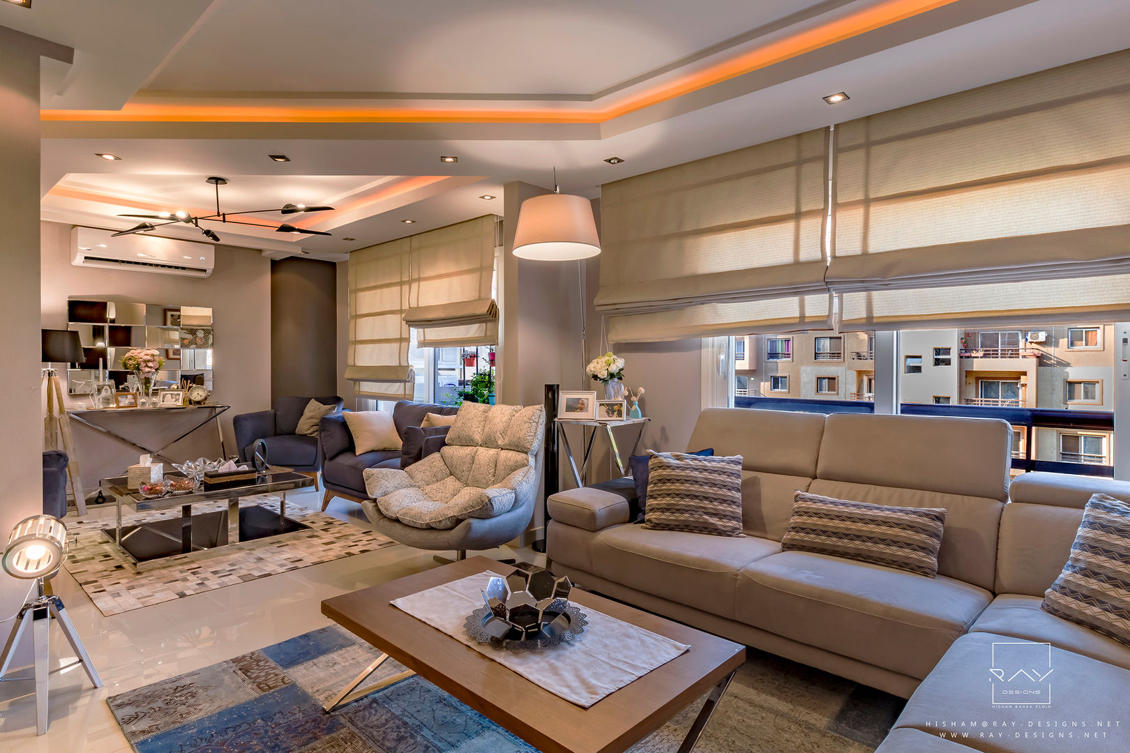 living room reception by raydesigns RayDesigns Nowoczesny salon