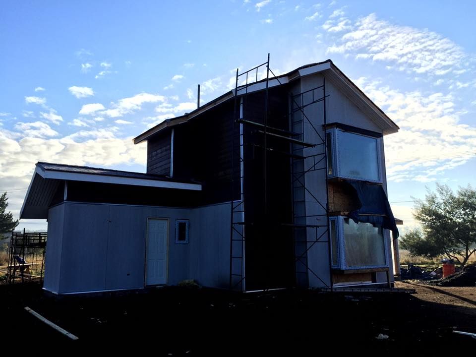 Casa botrolhue 150 m2, AEG Arquitectura, Asesoría y Construcción. AEG Arquitectura, Asesoría y Construcción. منزل عائلي صغير خشب Wood effect