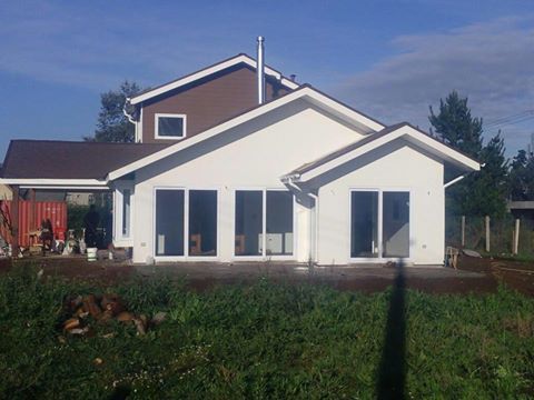 Casa botrolhue 150 m2, AEG Arquitectura, Asesoría y Construcción. AEG Arquitectura, Asesoría y Construcción. Casas unifamiliares Madera Acabado en madera