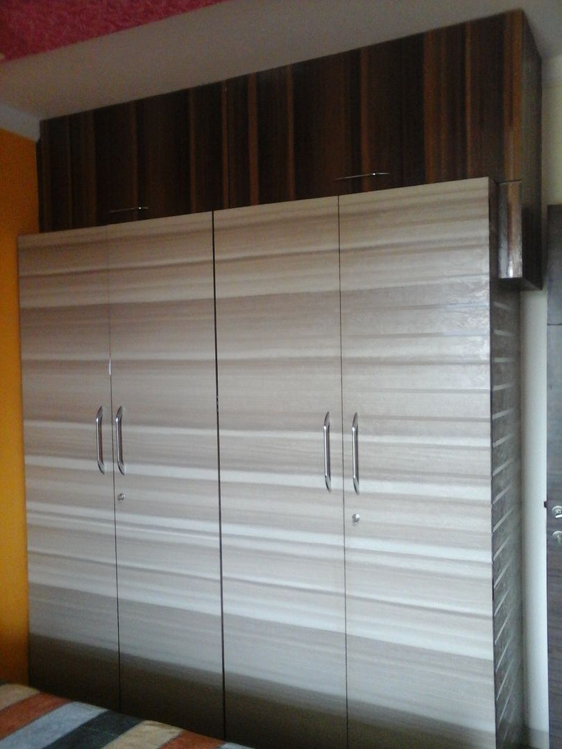 Wardrobe homify Asian style bedroom Plywood