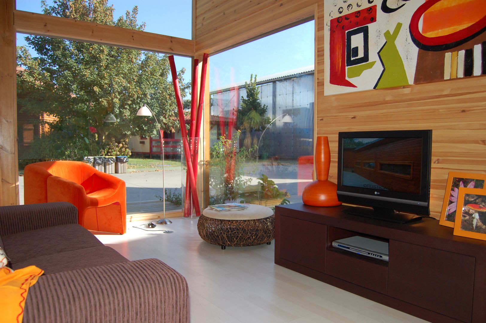 RUSTICASA | Casa modelo | Vila Nova de Cerveira, RUSTICASA RUSTICASA Living room Wood Wood effect