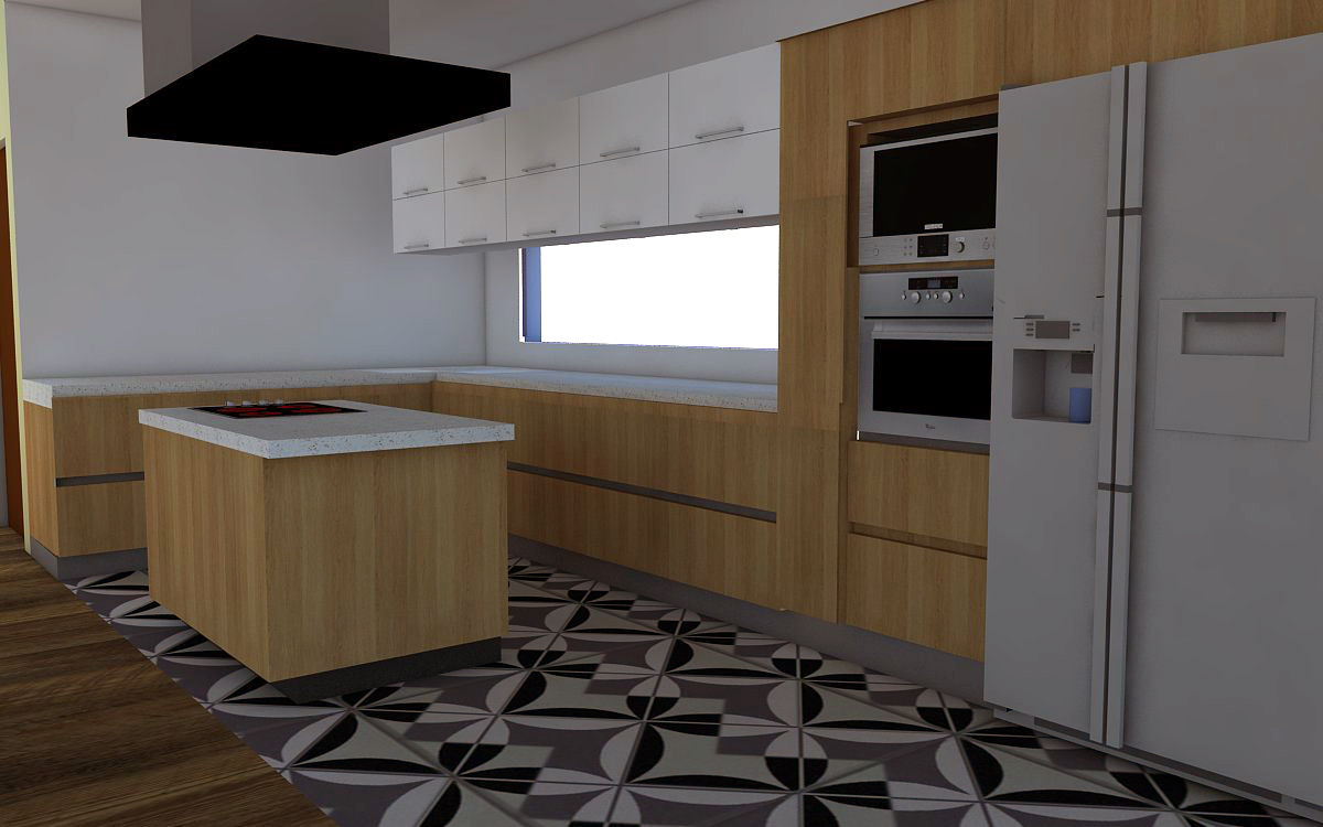 Proyecto Casa MV, Qarquitectura Qarquitectura Cozinhas modernas