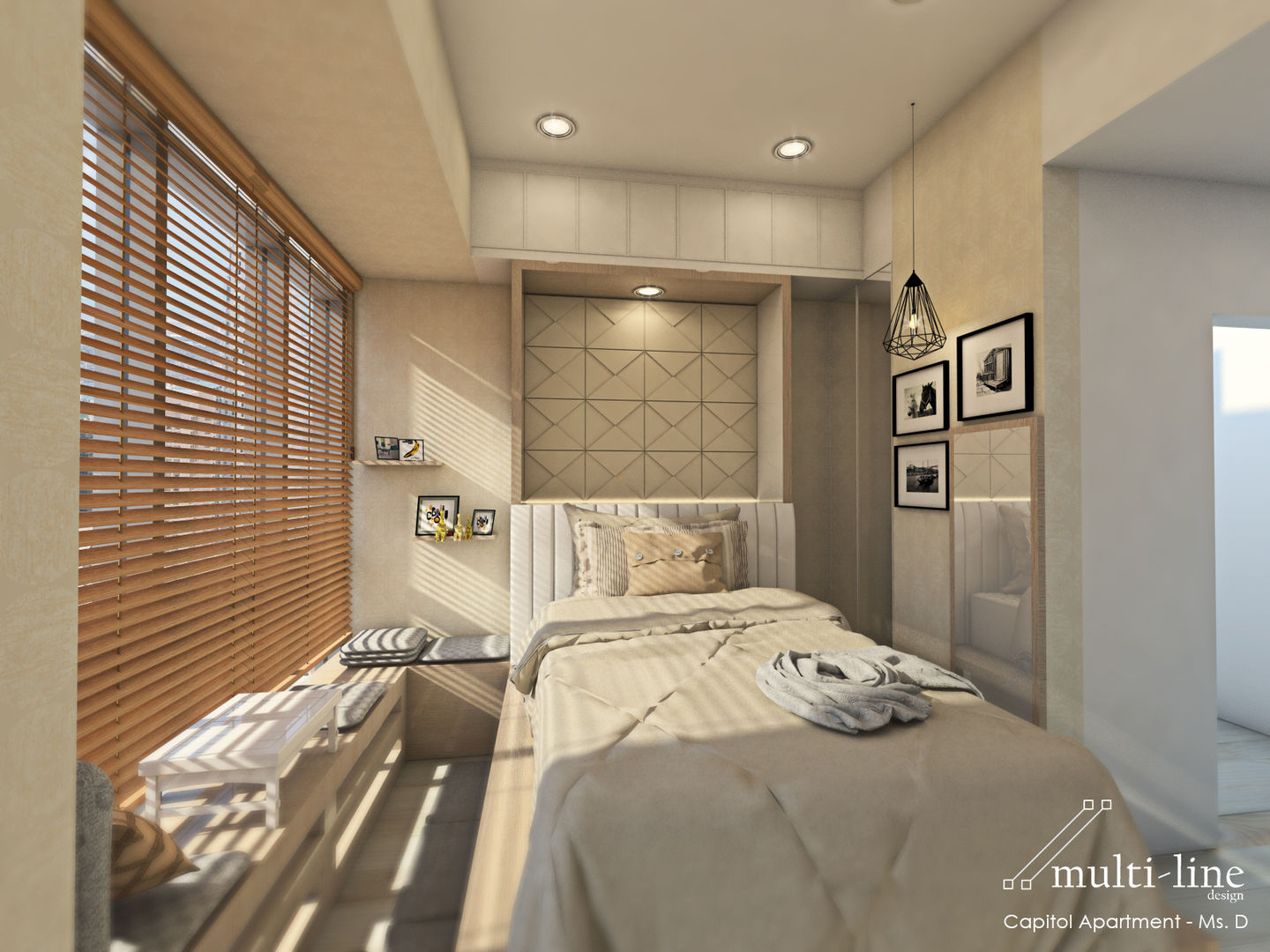 Studio Room - Capitol Apartment, Multiline Design Multiline Design Bedroom