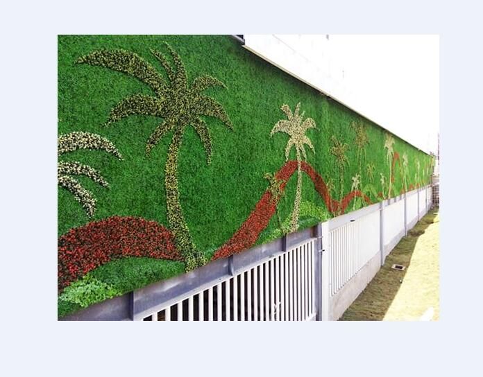 Artificial Plants Wall For Exterior Wall Landscapes and Decor Sunwing Industrial Co., Ltd. 商业空间 塑膠 體育館
