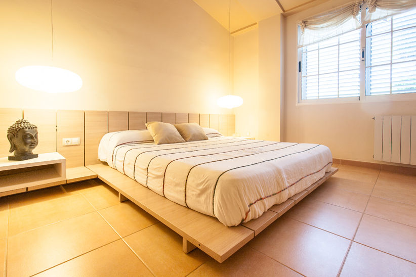 Vivienda Ecléctica, Isho Design Isho Design Eclectic style bedroom