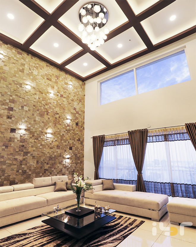 Living area Interiors by ranjani Living room