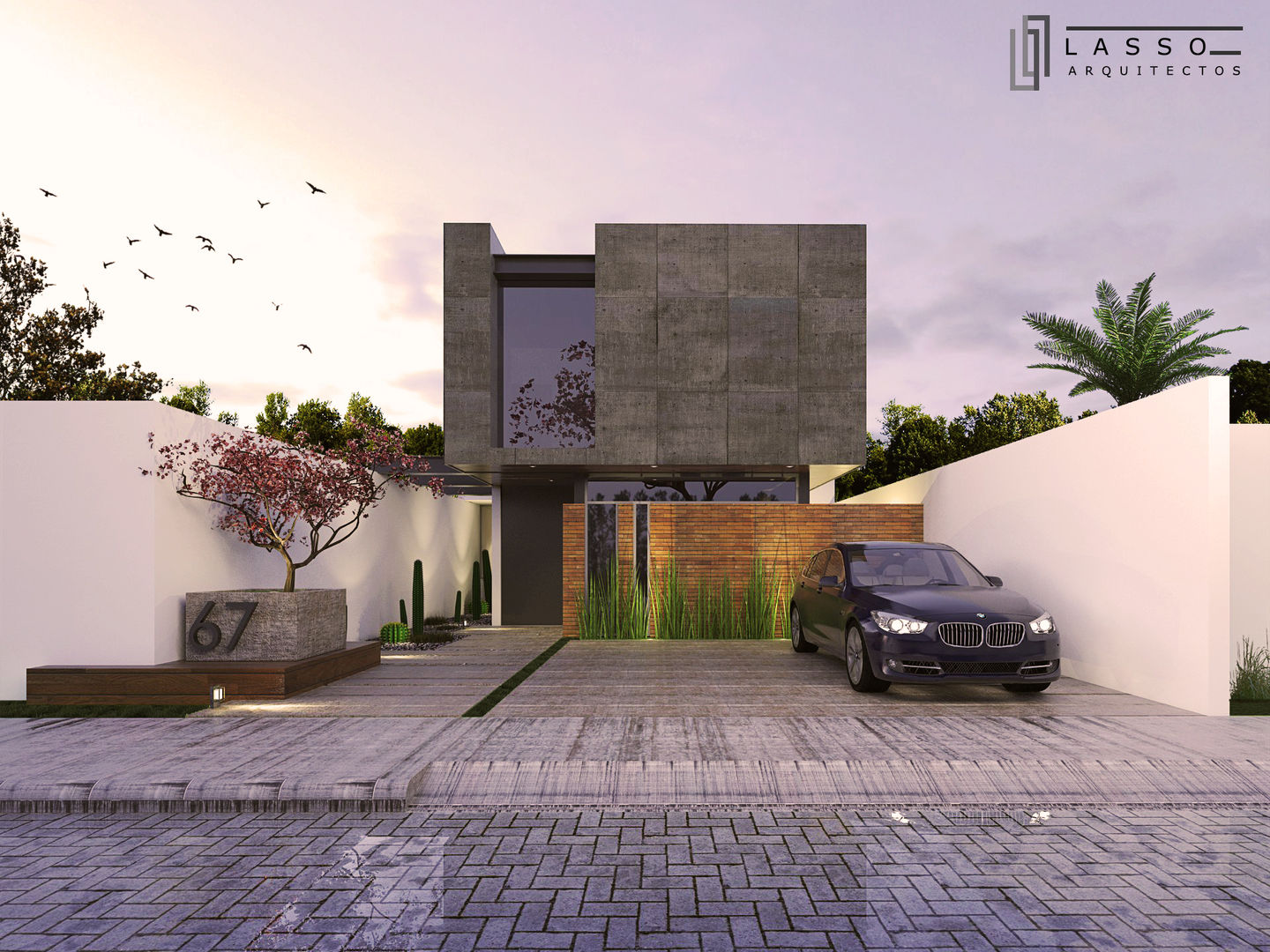 casa M I E R , lassoarq lassoarq Rumah tinggal Beton