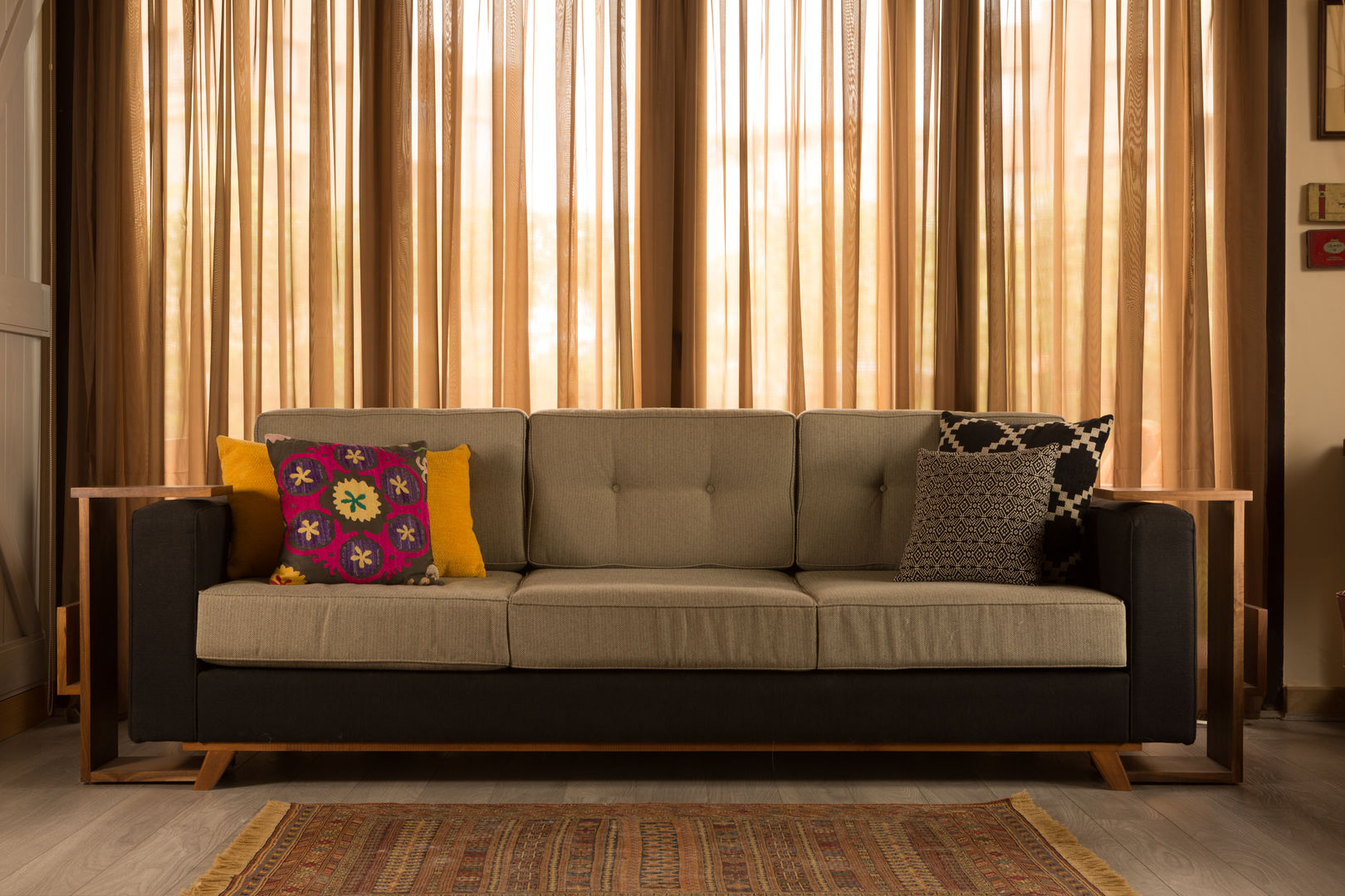 Sofa & Side Tables Mazura 客廳 棉 Red 沙發與扶手椅
