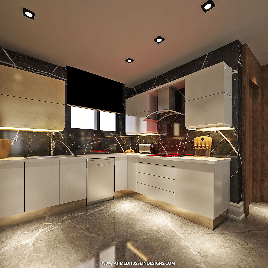 apartment , ahmed hussein designs ahmed hussein designs Kitchen