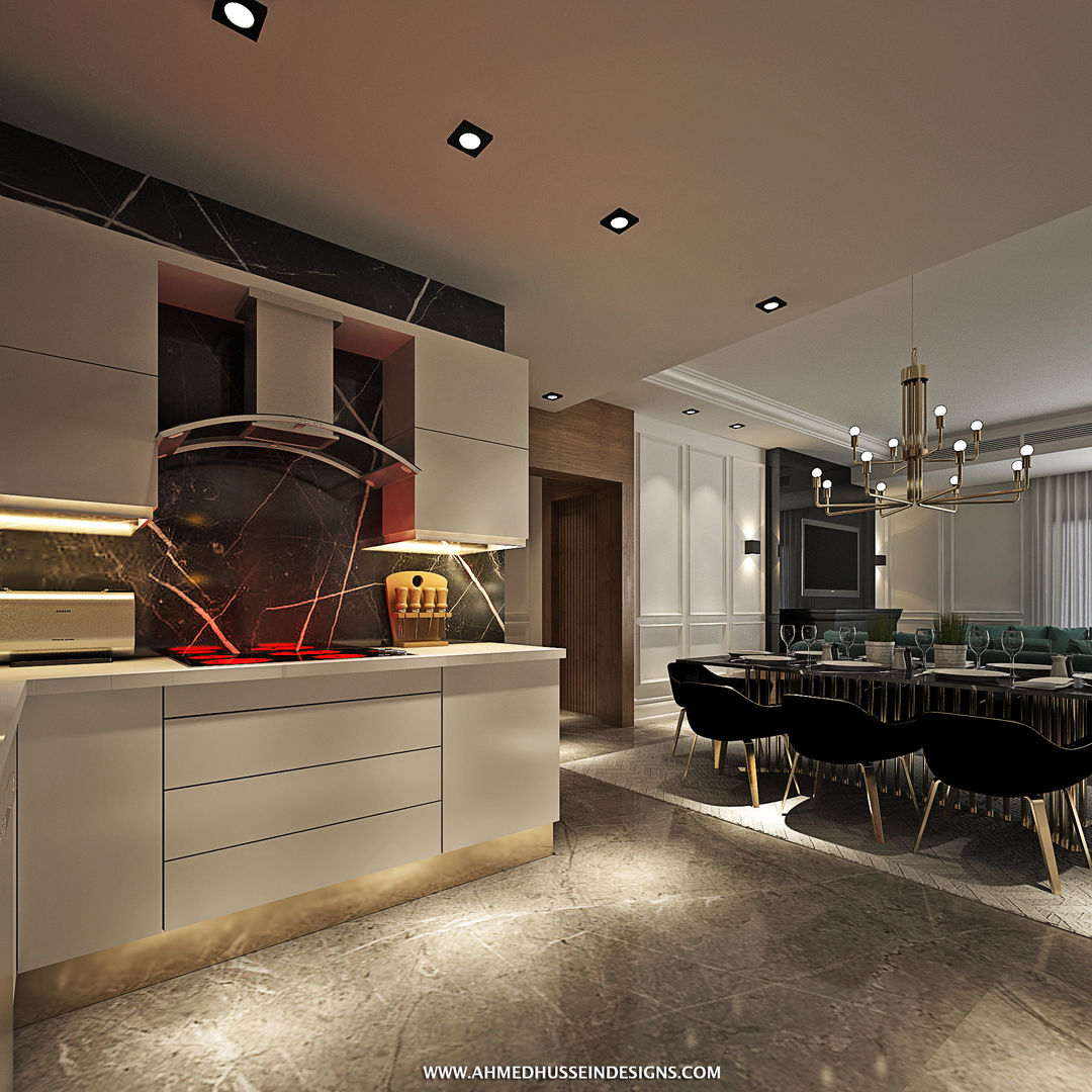 apartment , ahmed hussein designs ahmed hussein designs Kitchen