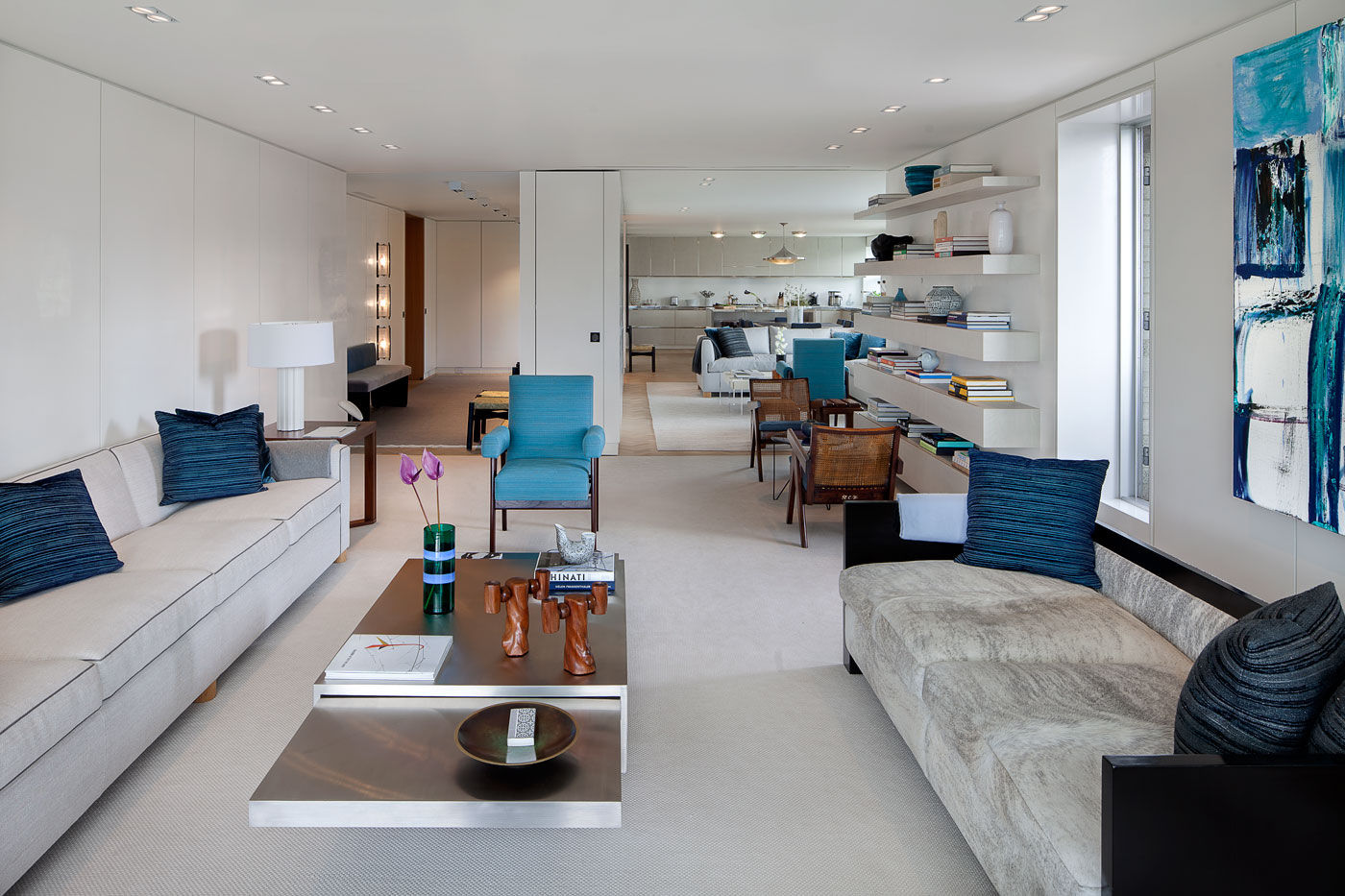 Upper East Side Apartment, andretchelistcheffarchitects andretchelistcheffarchitects Livings de estilo moderno