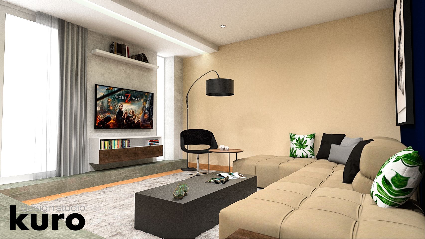 Proy. Precursores - San Miguel, Lima, Kuro Design Studio Kuro Design Studio Modern style media rooms