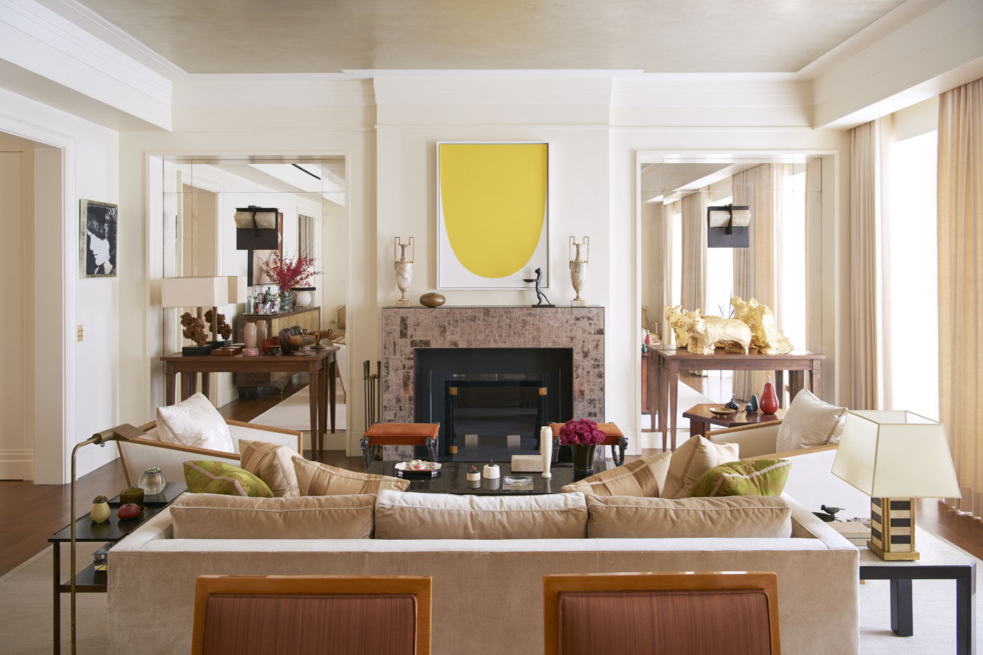 West Village Townhouse andretchelistcheffarchitects Living room