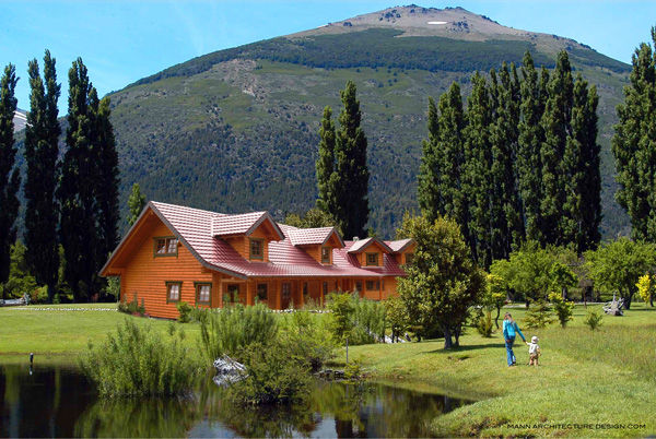 Blockhaus Ranch, Finnscania Blockhausfabrik Finnscania Blockhausfabrik Log cabin Wood Wood effect