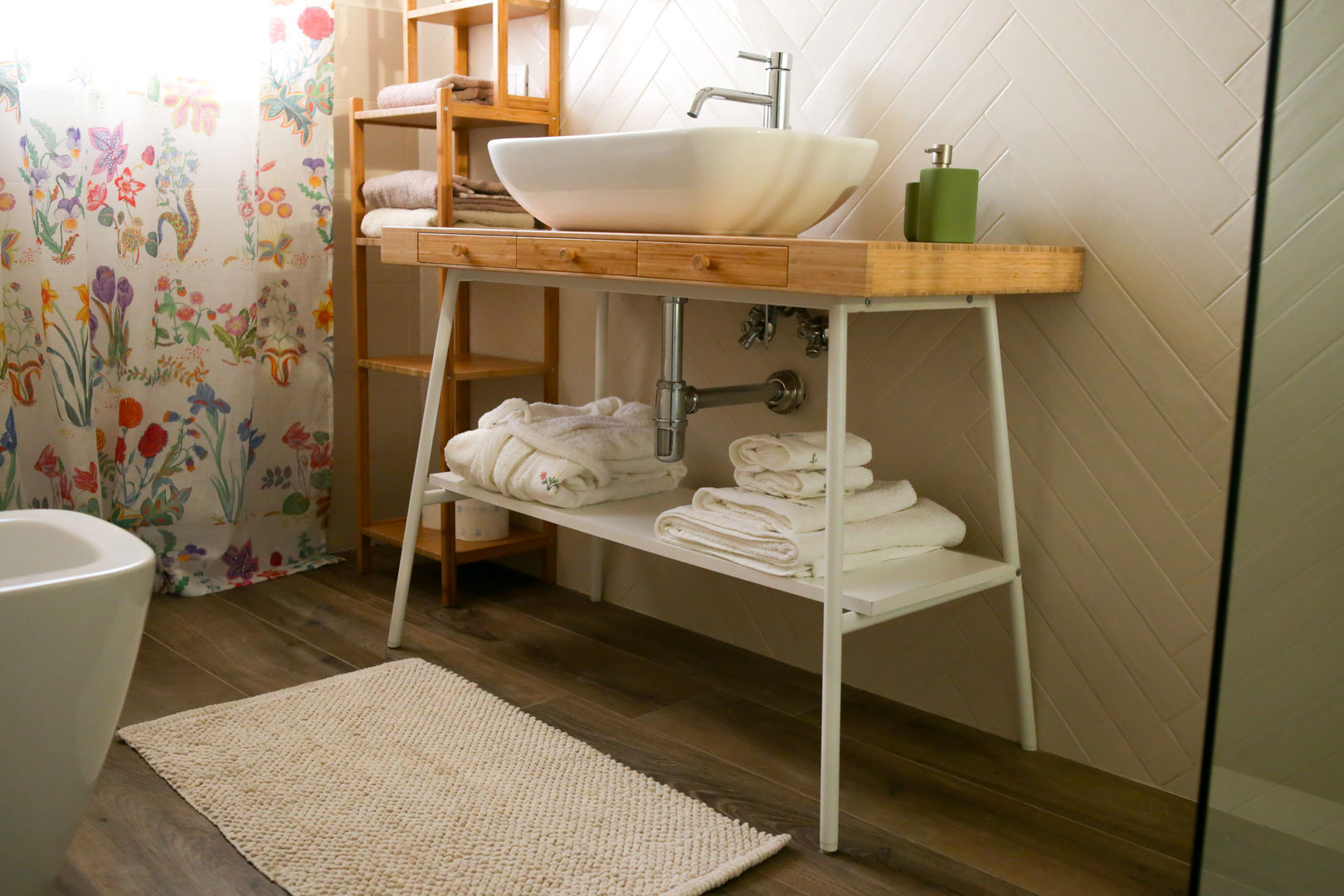 Villa 130mq stile Industrial - Shabby, T_C_Interior_Design___ T_C_Interior_Design___ Modern Bathroom