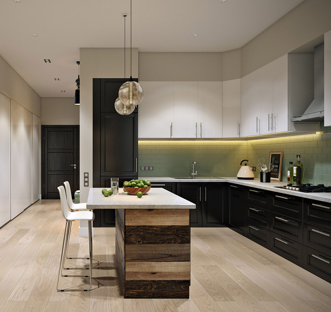 Кухня «Бруклин», Decolabs Home Decolabs Home Cocinas de estilo moderno