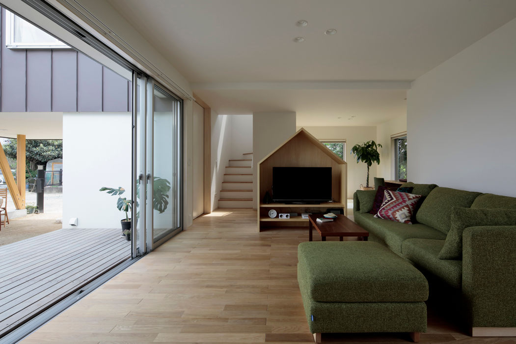 岩松の家, arc-d arc-d Modern living room