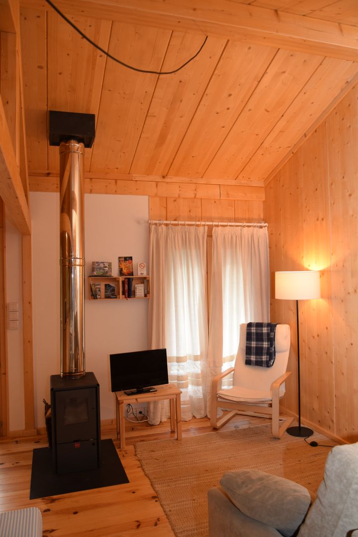 RUSTICASA | Casa da Árvore | Arcos de Valdevez, RUSTICASA RUSTICASA Living room Wood Wood effect