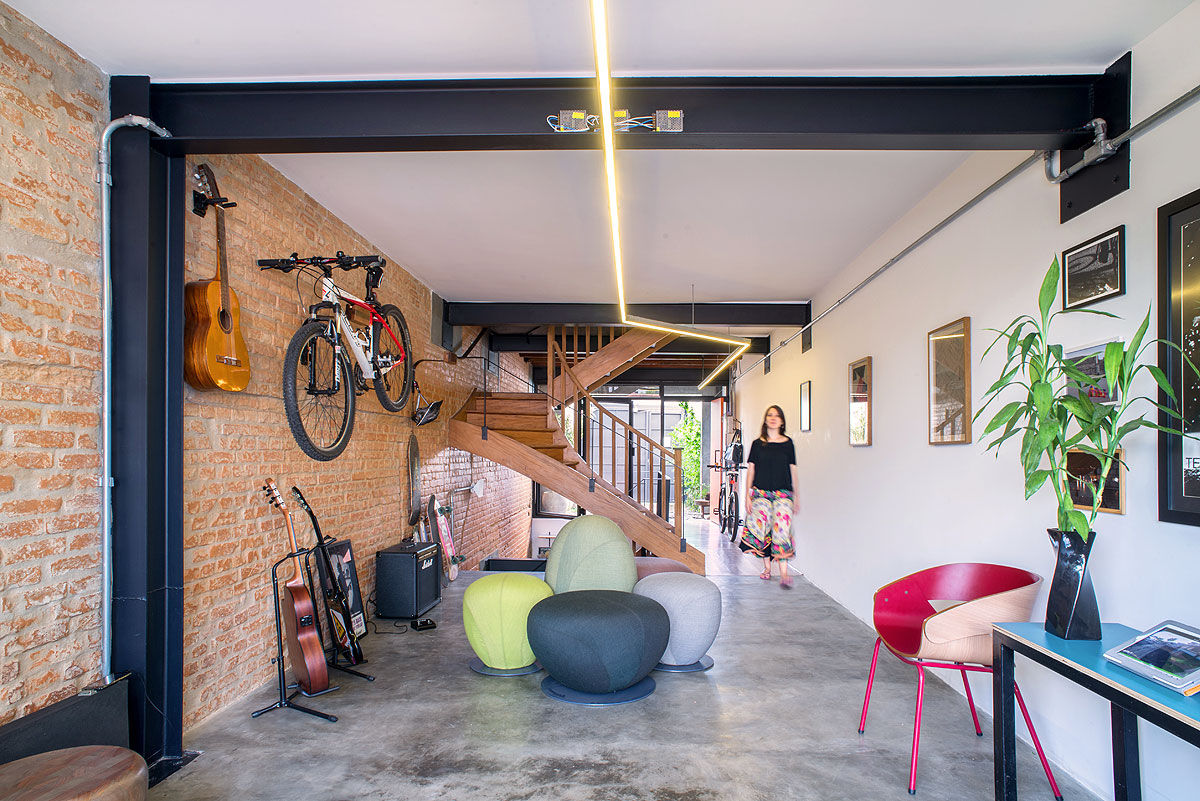 Casa 3.41, ODVO Arquitetura e Urbanismo ODVO Arquitetura e Urbanismo Estudios y oficinas modernos