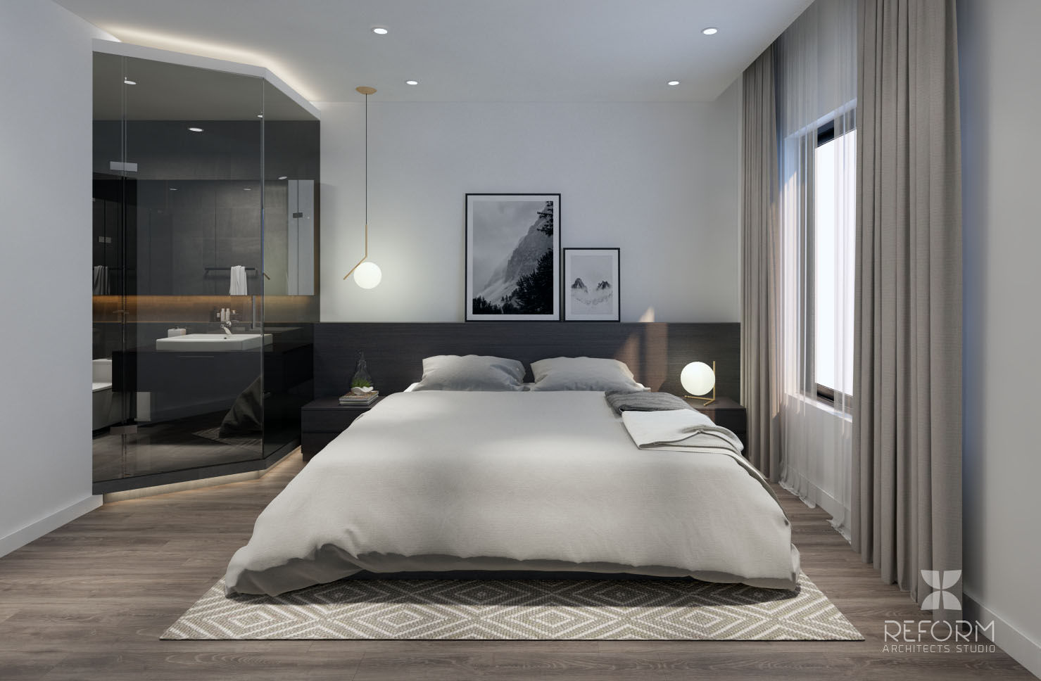 HD303 - Apartment, Reform Architects Reform Architects Kamar Tidur Modern