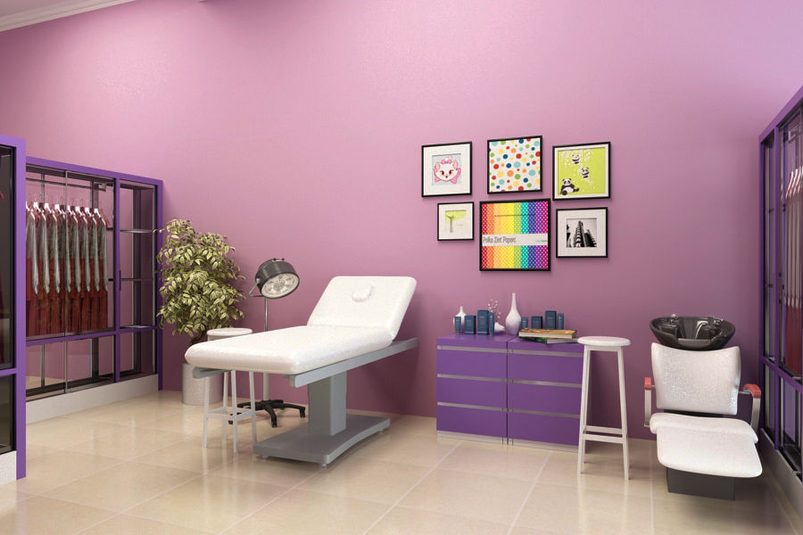 Salon Akilla Concept Modern spa Solid Wood Multicolored Furniture