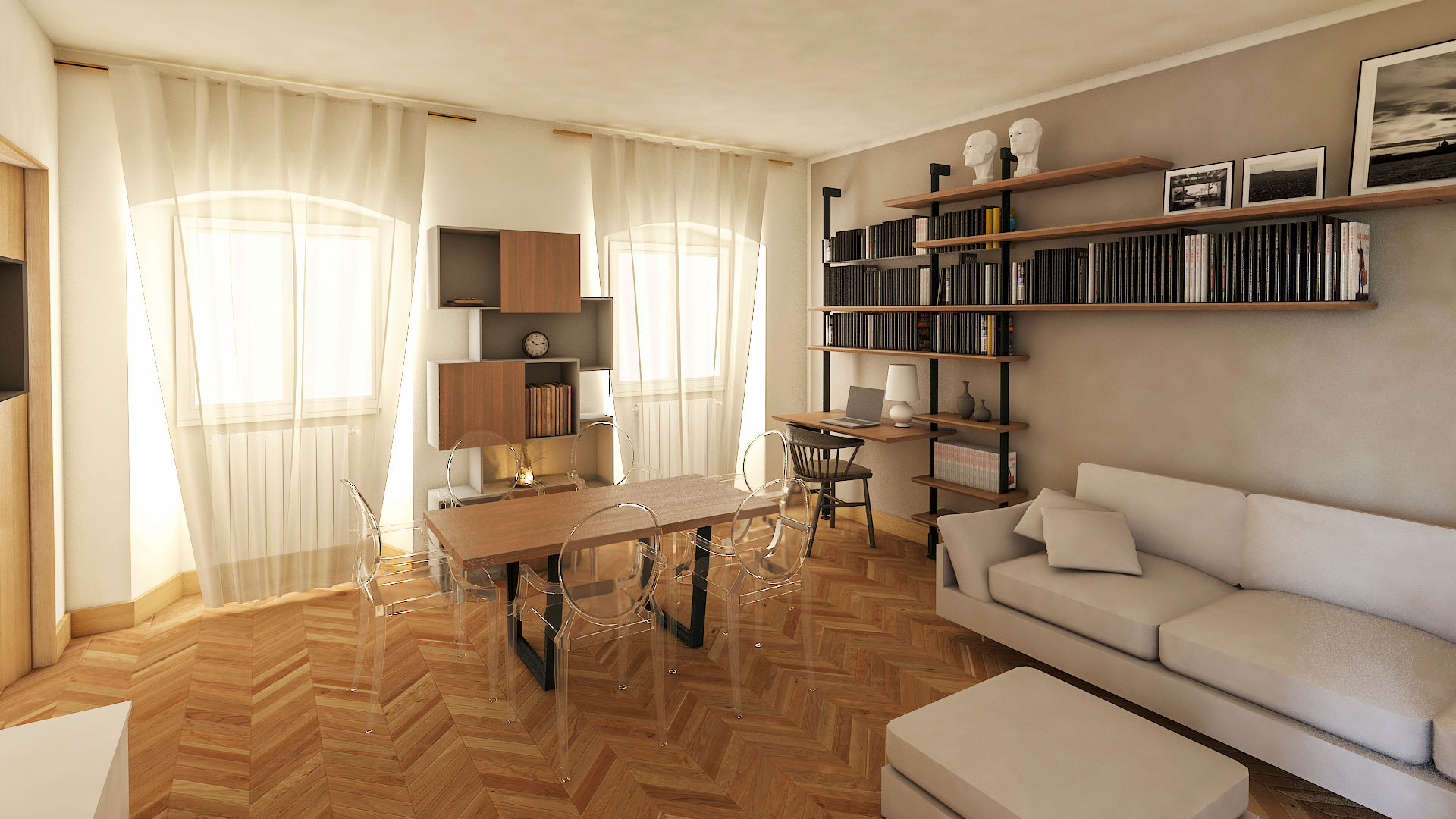 L'angolo della blogger, smellof.DESIGN smellof.DESIGN Modern living room TV stands & cabinets