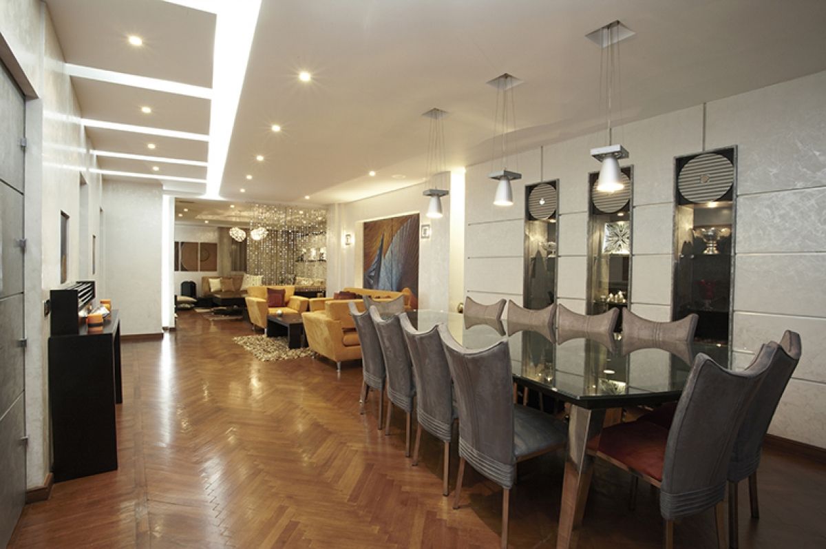Dokki Apartment, Hazem Hassan Designs Hazem Hassan Designs Modern dining room