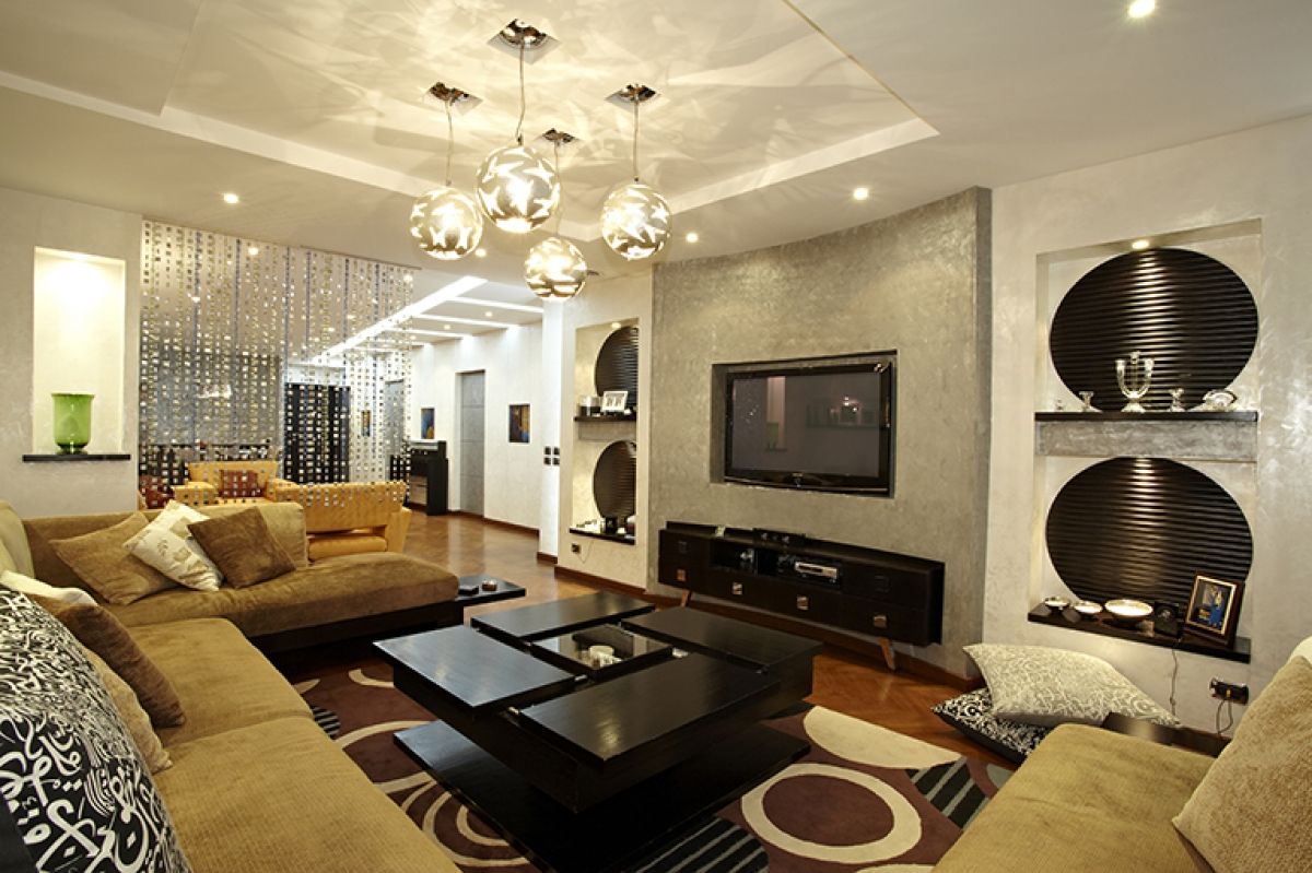 Dokki Apartment, Hazem Hassan Designs Hazem Hassan Designs Moderne mediakamers