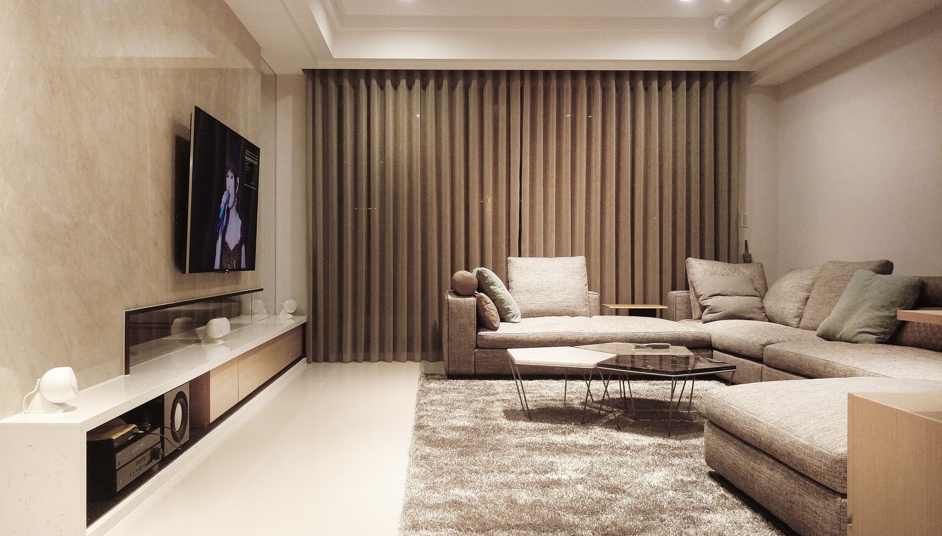 客廳全景 見和空間設計 Modern living room