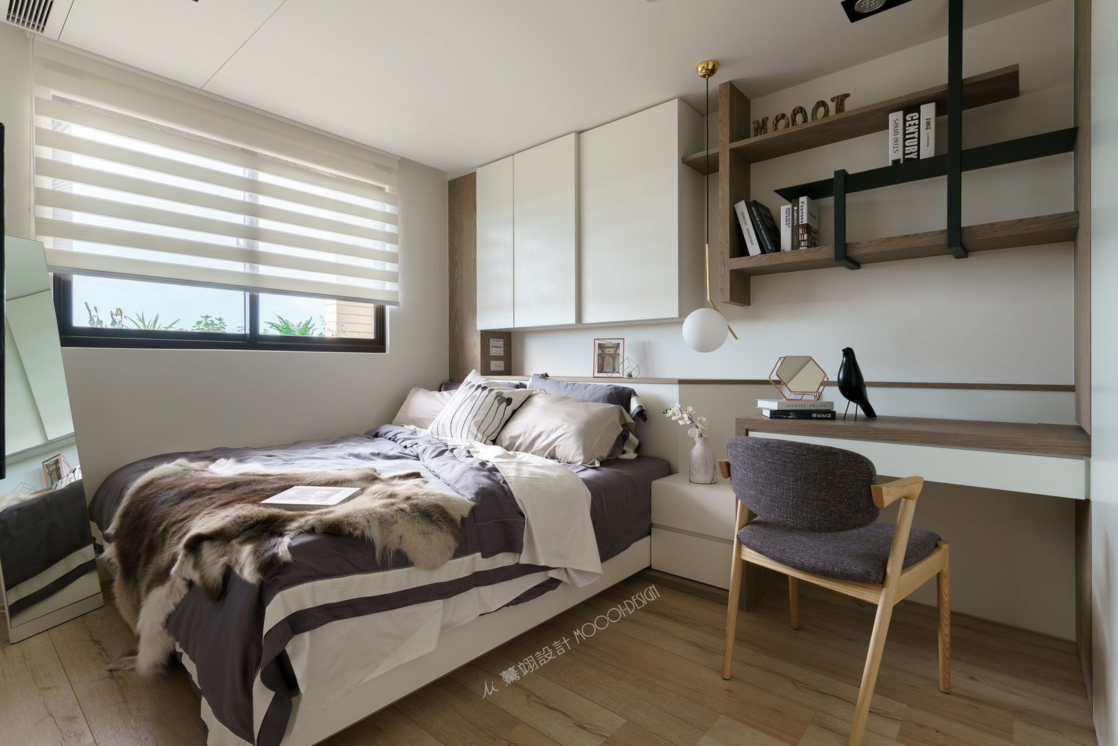 台南_住宅空間_德和大邁, Moooi Design 驀翊設計 Moooi Design 驀翊設計 Scandinavische slaapkamers