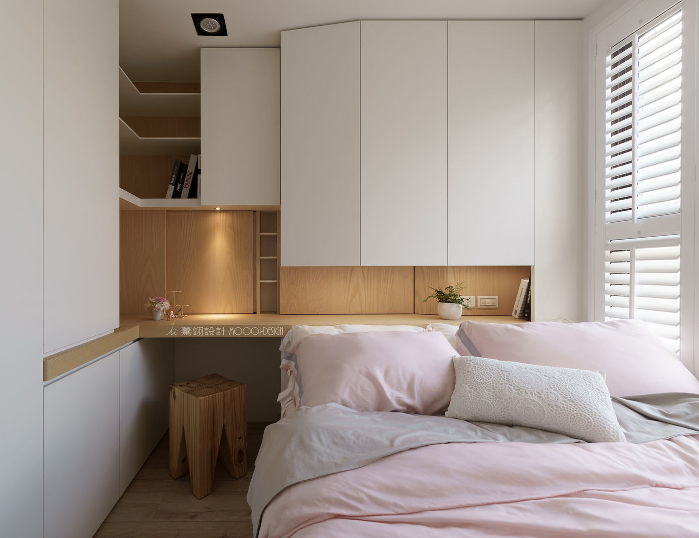 台南_住宅空間_德和大邁, Moooi Design 驀翊設計 Moooi Design 驀翊設計 Scandinavische slaapkamers