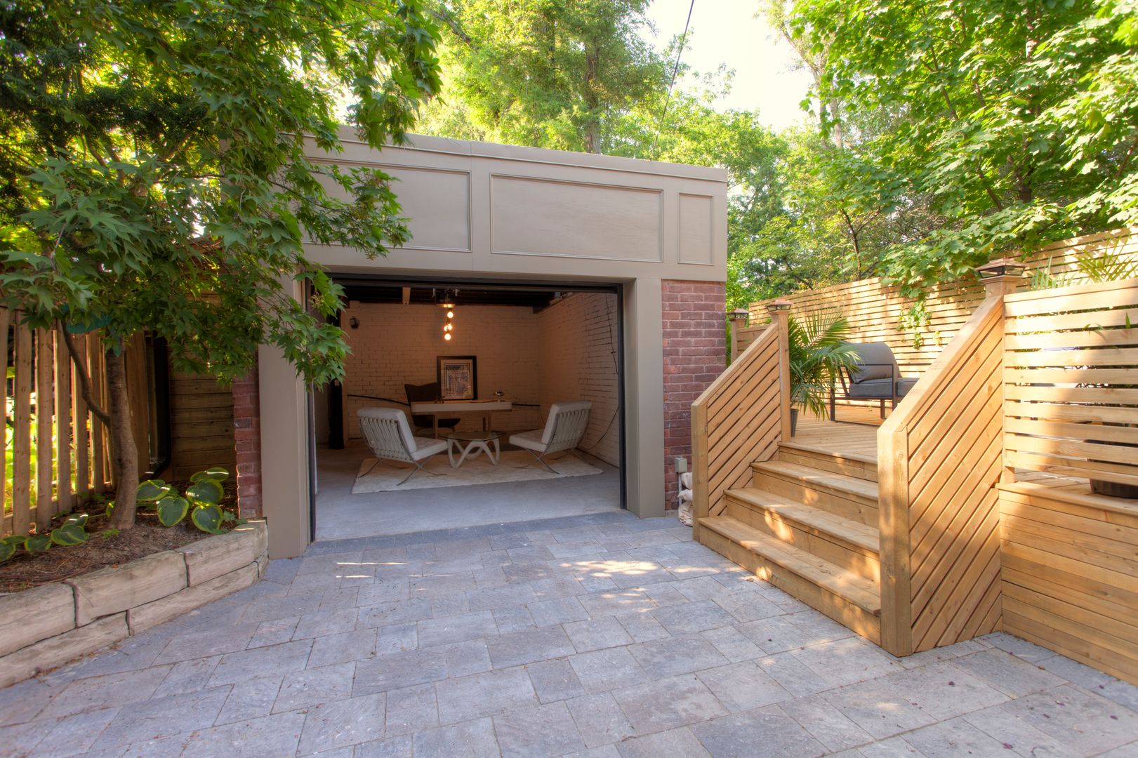 Glen Rd, Contempo Studio Contempo Studio Minimalist style garage/shed Plant,Tree,Wood,Shade,Grass,Landscape,Wall,Door,Road surface,Residential area