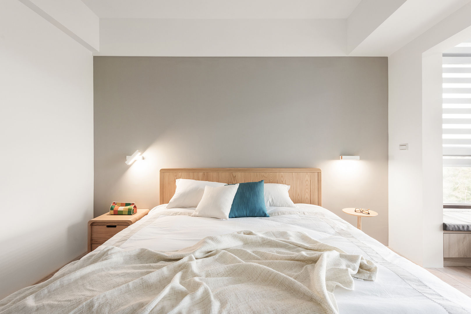 北歐20°, 寓子設計 寓子設計 Scandinavian style bedroom