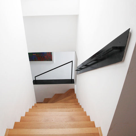 Villa aan het Spaarne, Archstudio Architecten | Villa's en interieur Archstudio Architecten | Villa's en interieur Pasillos, vestíbulos y escaleras modernos Madera Acabado en madera