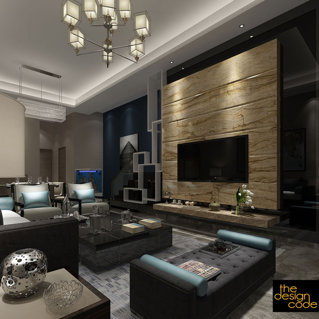 homify Living room پلاسٹک