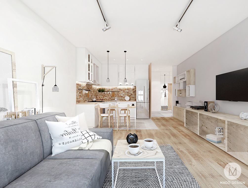 homify Soggiorno in stile scandinavo