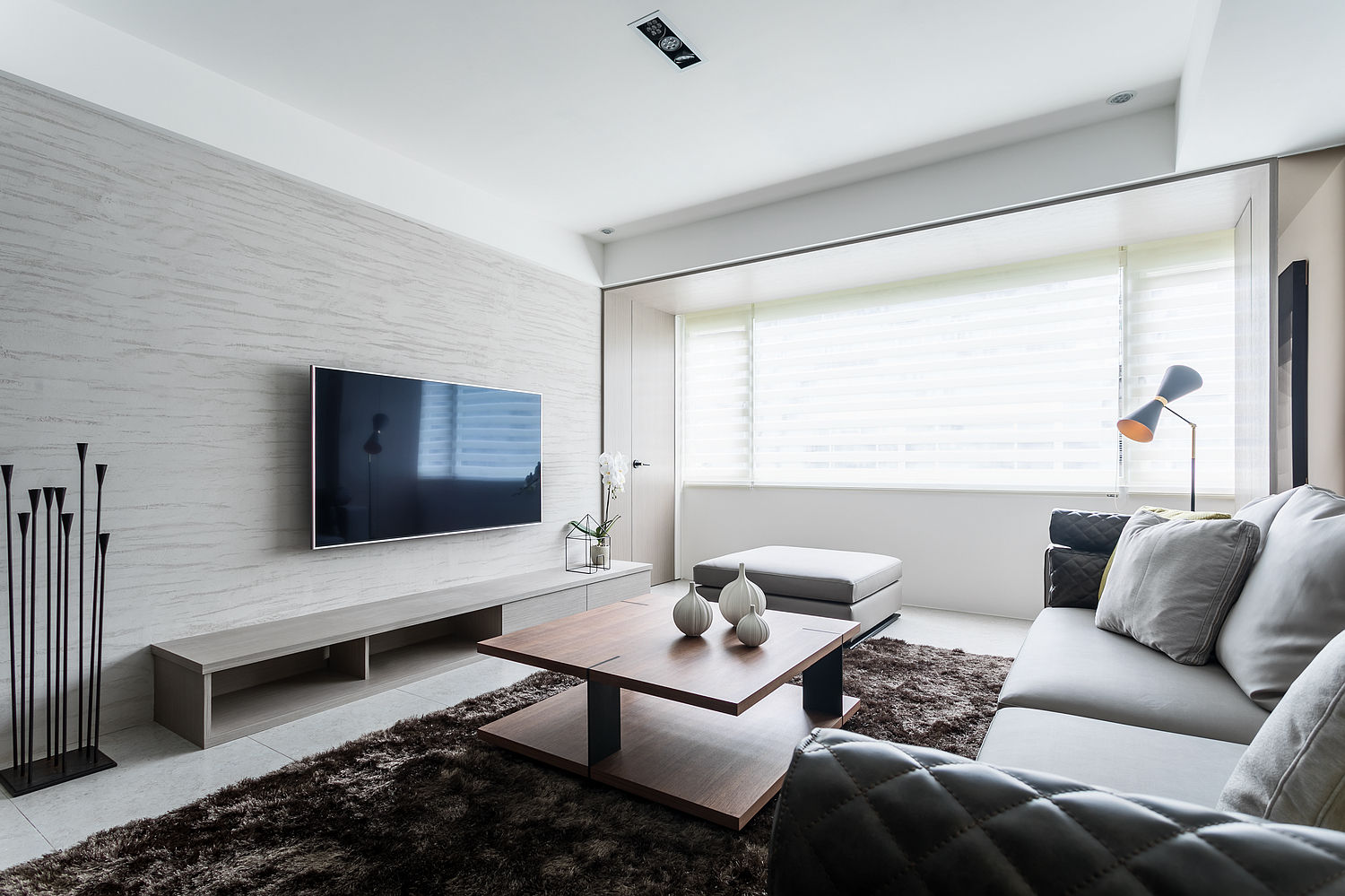 客廳 E&C創意設計有限公司 Minimalist living room